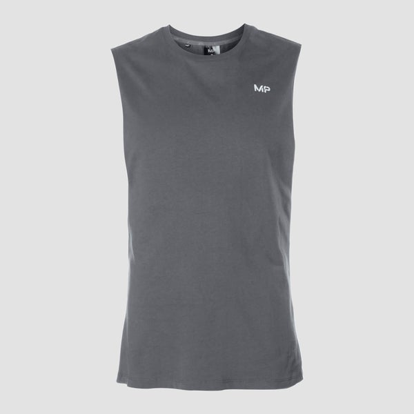 MP Essentials Drop Armhole Tank Top för män – Svart