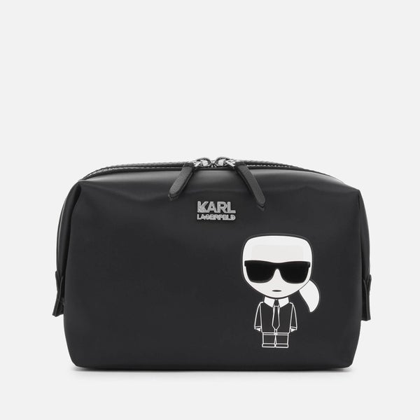 Karl Lagerfeld Women's K/Ikonik Washbag Karl - Black