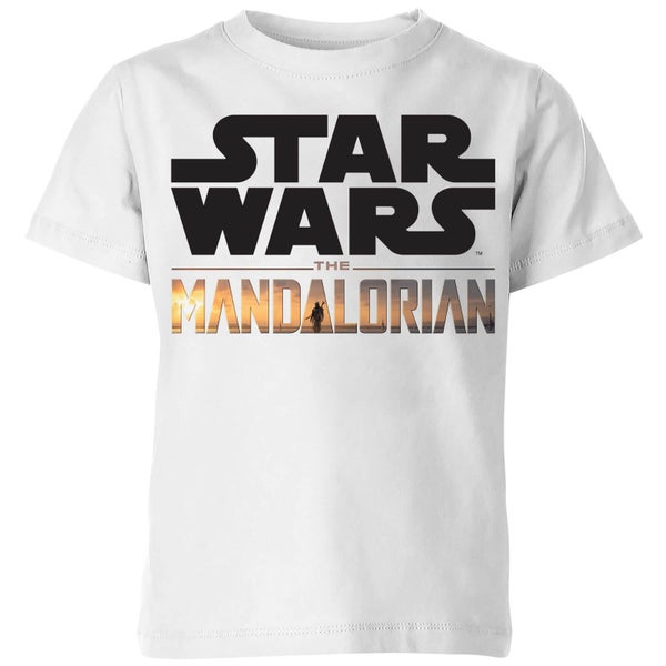 The Mandalorian Mandalorian Title Kids' T-Shirt - White
