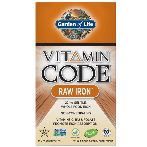 Vitamin Code Raw Eisen – 30 Kapseln