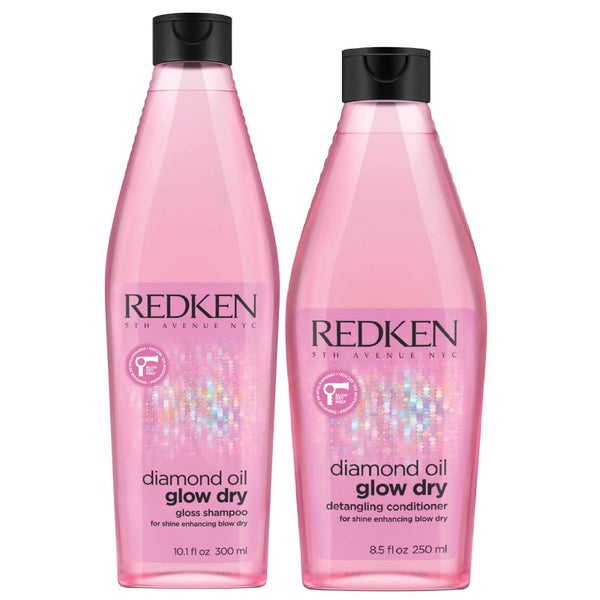Redken Diamond Oil Glow Dry Shampoo and Conditioner Duo