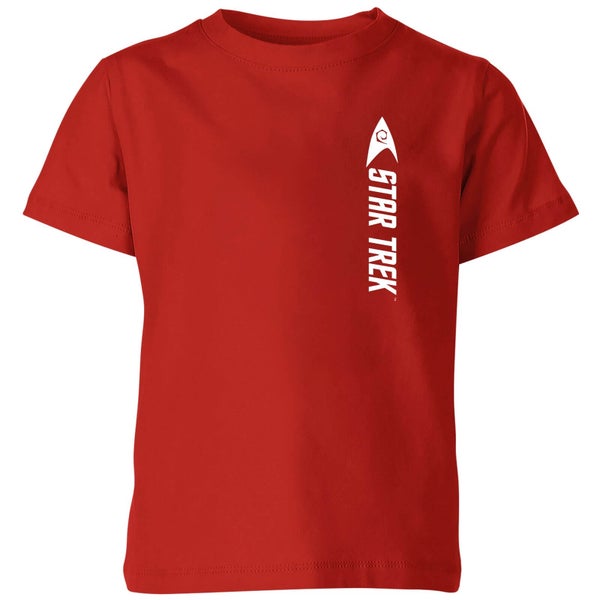 Engineer Badge Star Trek Kids' T-Shirt - Red - 110/116 (5-6 jaar) - Rood