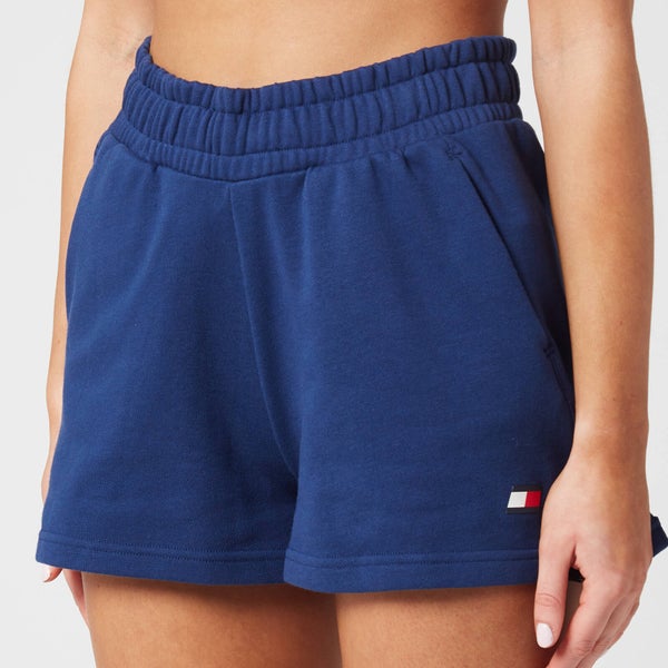 Tommy Sport Women's Runner Fleece Tape Shorts - Blue Ink