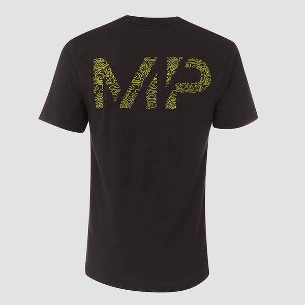 Camiseta Topograph - Negro