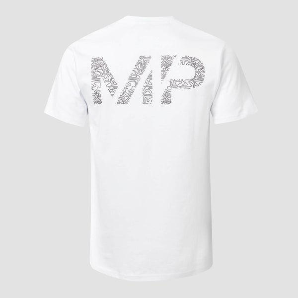 MP Topograph tričko - Bílé