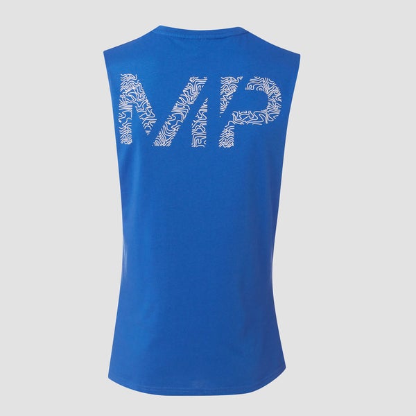 MP Topograph sporta krekls bez piedurknēm - Zils