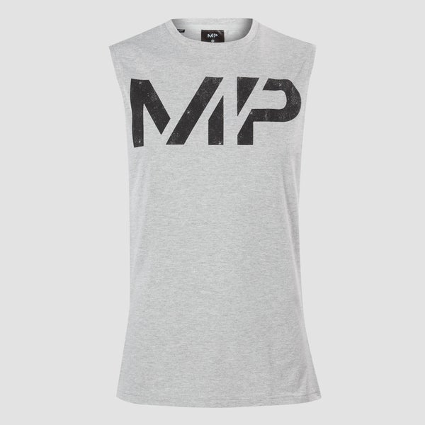 MP „Grit“ berankoviai marškinėliai - Pilka mergelio