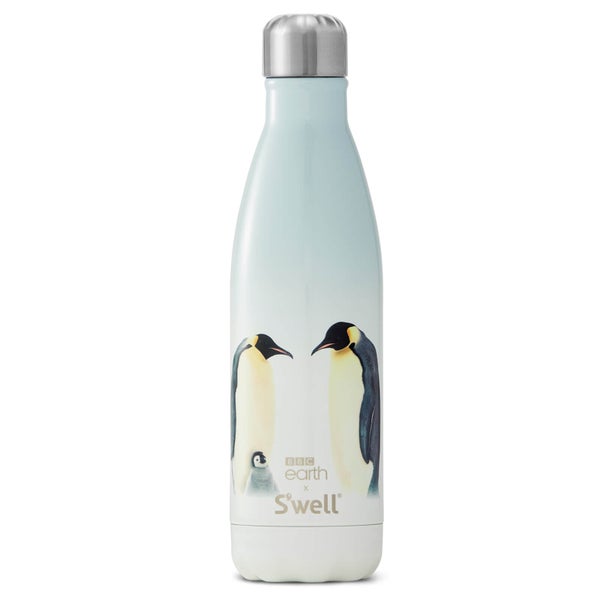 S'well BBC Earth Penguin Water Bottle - 500ml
