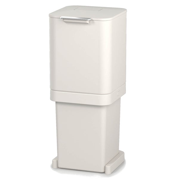 Joseph Joseph Totem Pop 40-Litre Waste Bin - Stone