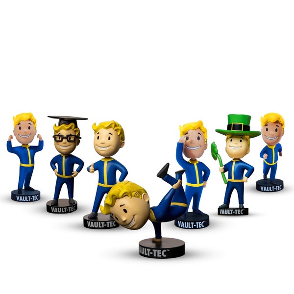 Fallout Vault Boy S.P.E.C.I.A.L. Bobblehead - Komplettes Set mit 7 Mini Figuren