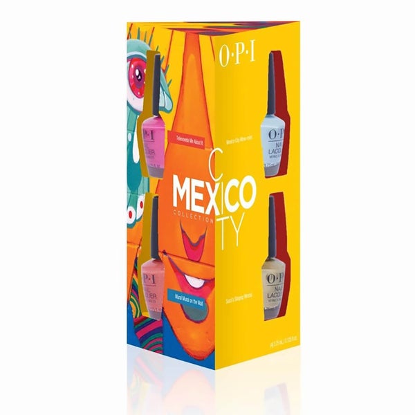 OPI Mexico City Limited Edition Nail Polish 4 Pack Mini Gift Set