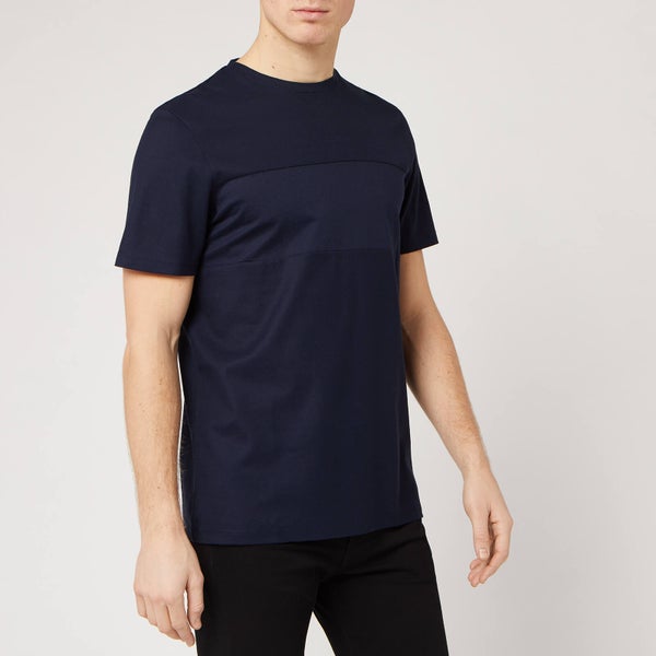 Ted Baker Men's Helter Pique Panelled T-Shirt - Navy