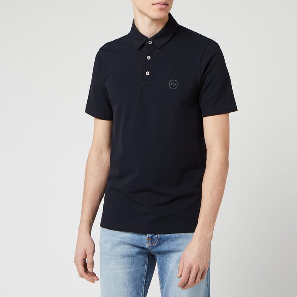 Armani Exchange Men's Basic Polo Shirt - Navy