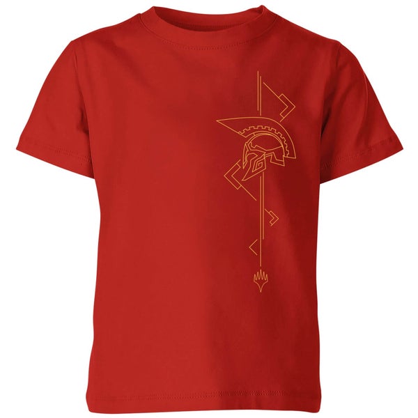 Magic: The Gathering Theros: Beyond Death Asymmetrical Helmet Kids' T-Shirt - Red