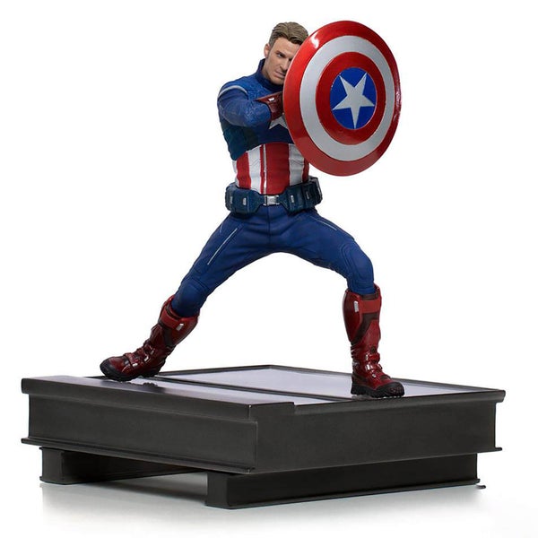 Iron Studios Avengers : Endgame BDS Statuette à l'échelle artistique 1/10 Captain America 2023 19 cm