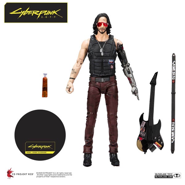 McFarlane Cyberpunk 2077 Figurine articulée Johnny Silverhand 18 cm