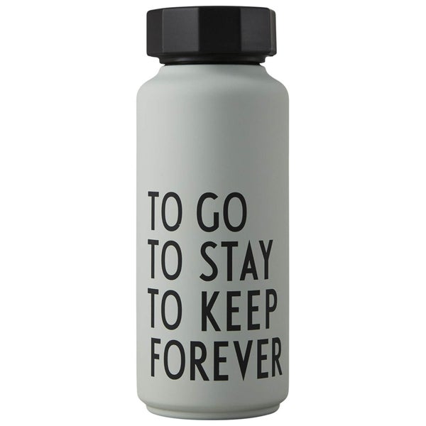 Design Letters Thermo Bottle Special Edition - Grey/Green