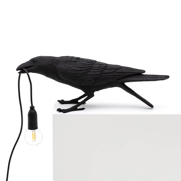 Seletti Playing Bird Lamp - Black