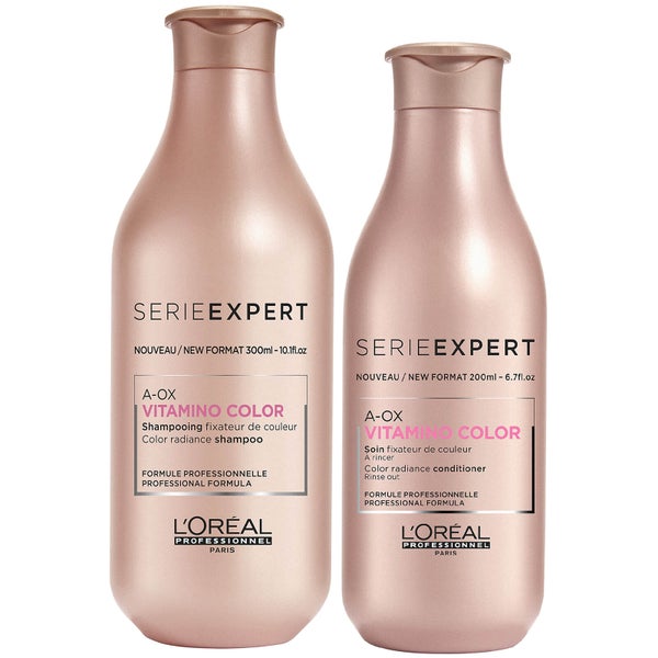L'Oréal Professionnel Serie Expert Vitamino Color A-OX Shampoo and Conditioner Duo