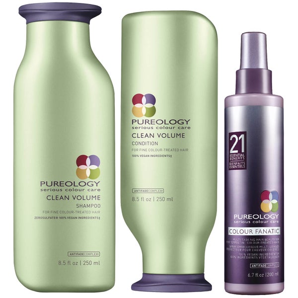 Pureology Clean Volume Trio - Coloured Hair