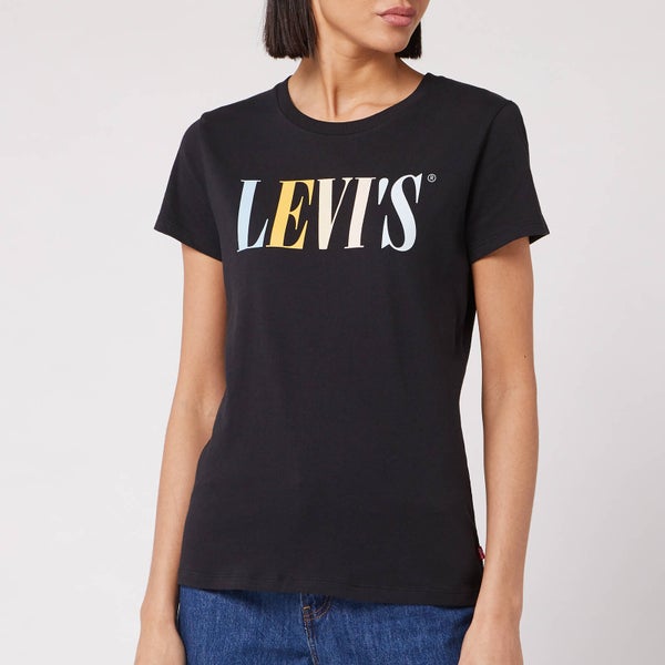 Levi's Women's The Perfect T-Shirt - 90's Serif T2 Caviar