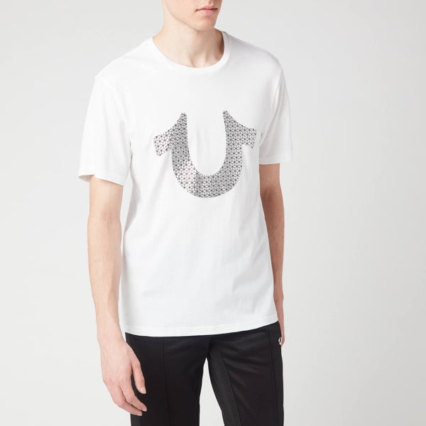 True Religion Men's Disco Crew Neck T-Shirt - White
