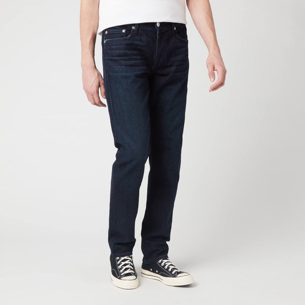 True Religion Men's Rocco No Flap Silver Trim 32 Jeans - Measured High