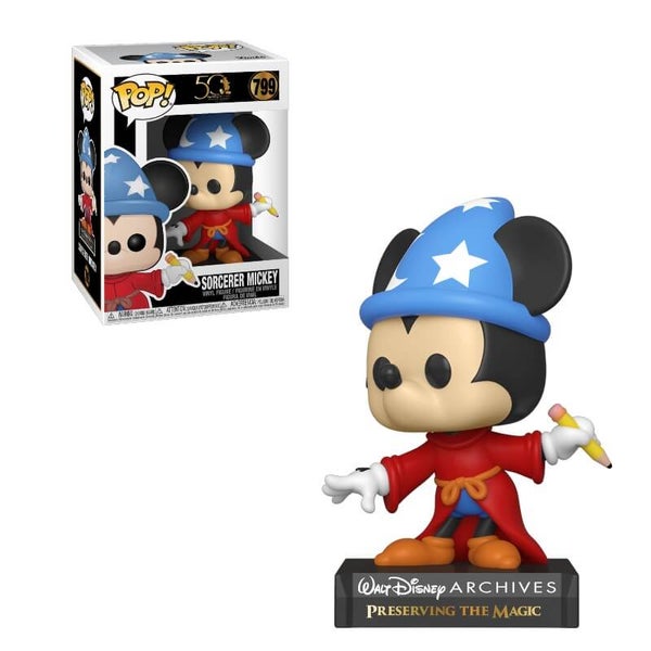 Disney Archives Le Socier Mickey Mouse Pop ! Figurine en Vinyle