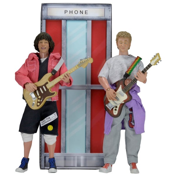 NECA Bill and Ted's Excellent Adventure Clothed Action Figure 2 Pack
