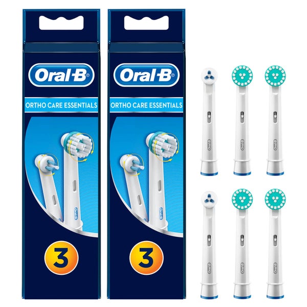 Oral-B Orthocare Essentials Opzetborstels, 6 Stuks 