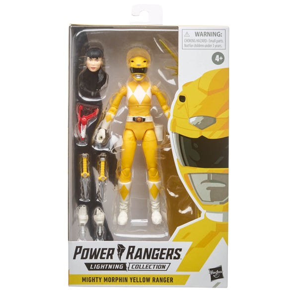 Hasbro Power Rangers S.P.D. Collection Mighty Morphin Yellow Ranger 6 Inch Action Figure