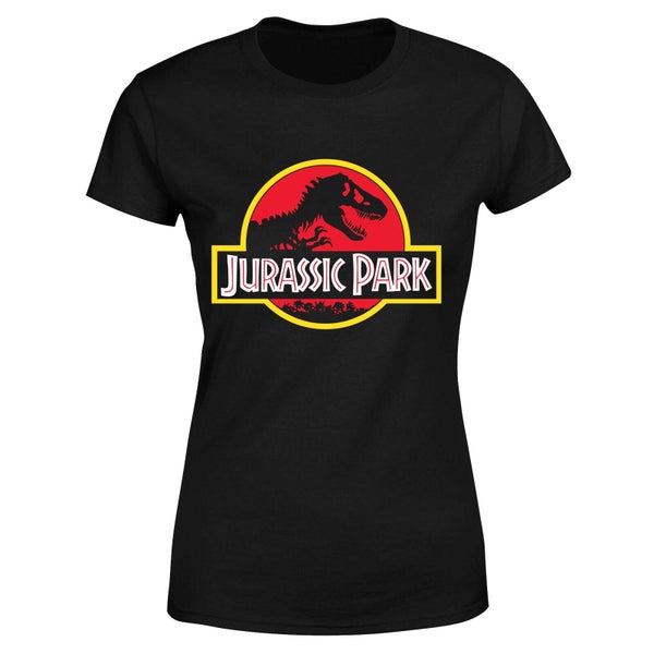 Classic Jurassic Park Logo Women's T-Shirt - Black