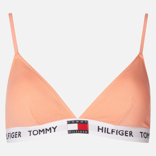 Tommy Hilfiger Women's Padded Triangle Bra - Papaya Punch