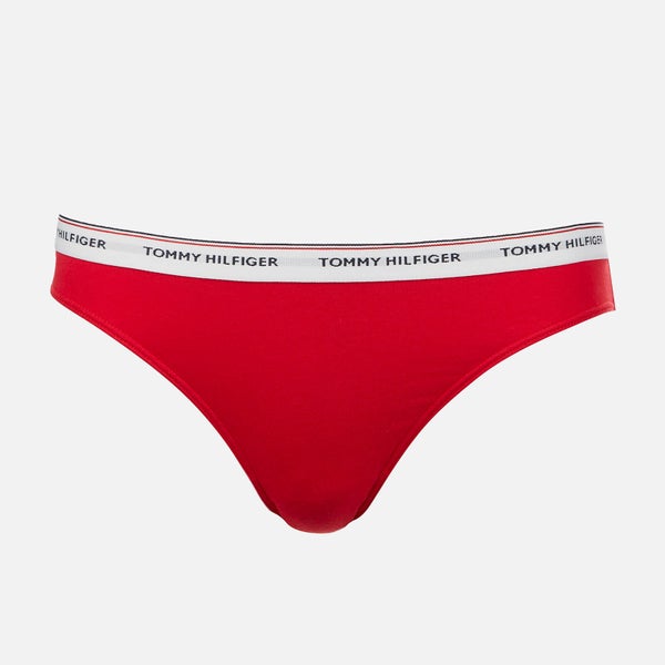 Tommy Hilfiger Women's 3Pack Bikini Print Briefs - Primrose Yellow/Pale Blush