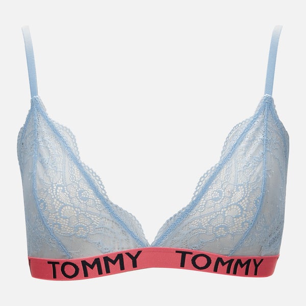 Tommy Hilfiger Women's Triangle Bra - Cashmere Blue