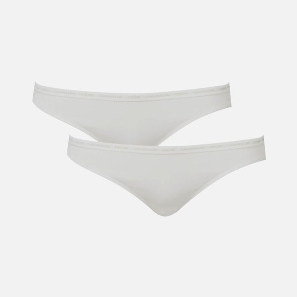 Calvin Klein Women's 2 Pack Bikini Brief - White