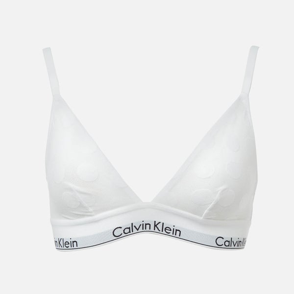 Calvin Klein Women's Unlined Triangle Bra - White