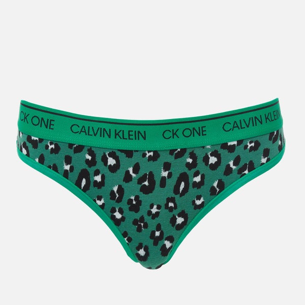 Calvin Klein Women's Thong - Stephen Leopard