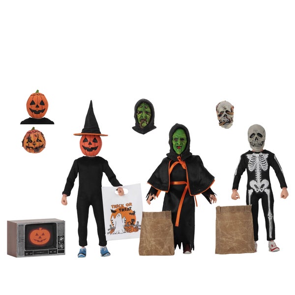 NECA Halloween 3 - Figurine habillée à l'échelle 20 cm La Saison des Sorcières - Pack de 3
