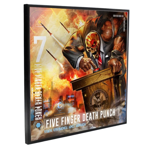 Five Finger Death Punch - Justice For None Crystal Clear Pictures Wall Art