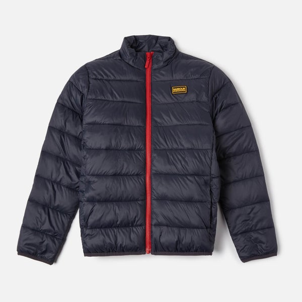 Barbour International Boys' Reed Quilted Jacket - Navy/Lava