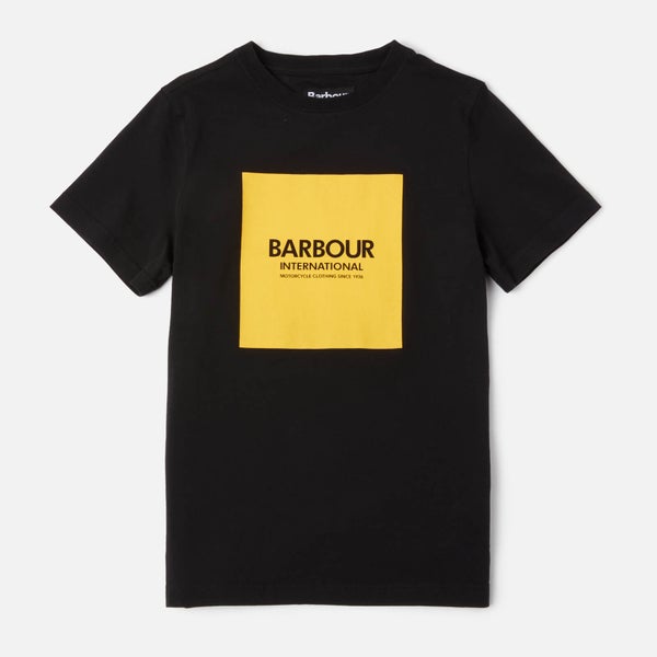 Barbour Boys' Black Logo T-Shirt - Black