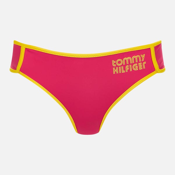 Tommy Hilfiger Women's Hipster Brazilian Bottoms - Laser Pink