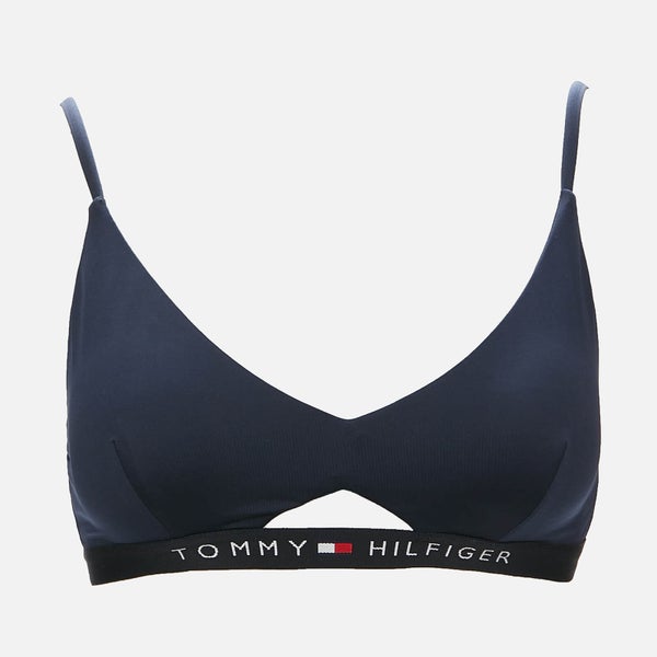 Tommy Hilfiger Women's Bralette Bikini Top - Pitch Blue