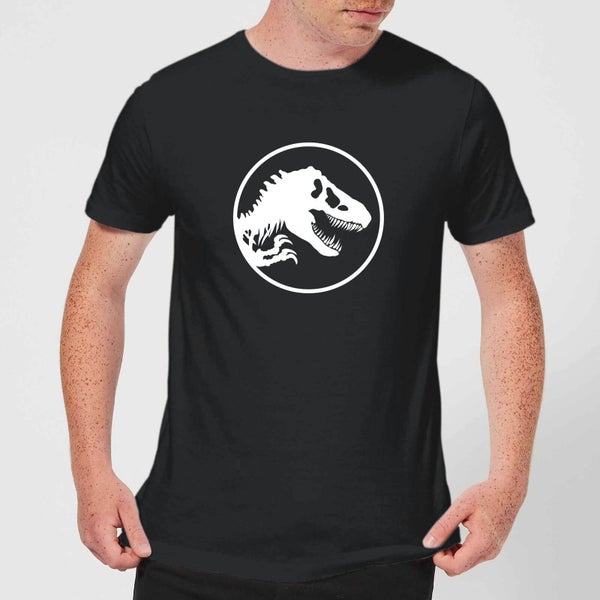 Jurassic Park Circle Logo Men's T-Shirt - Black