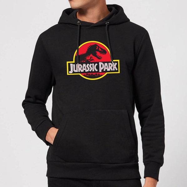 Jurassic Park Logo Hoodie - Black