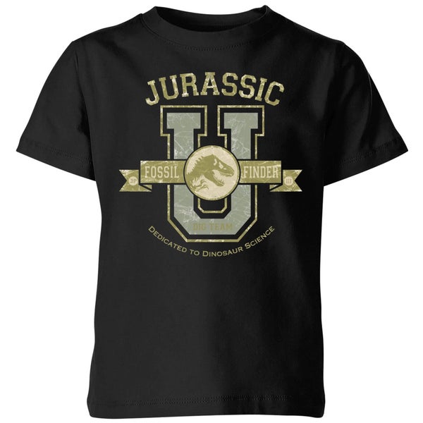 Jurassic Park Fossil Finder Kids' T-Shirt - Black