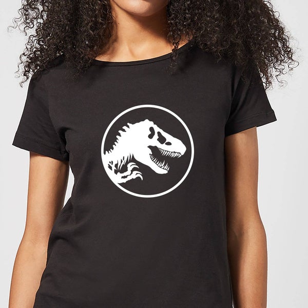 Jurassic Park Circle Logo Women's T-Shirt - Black