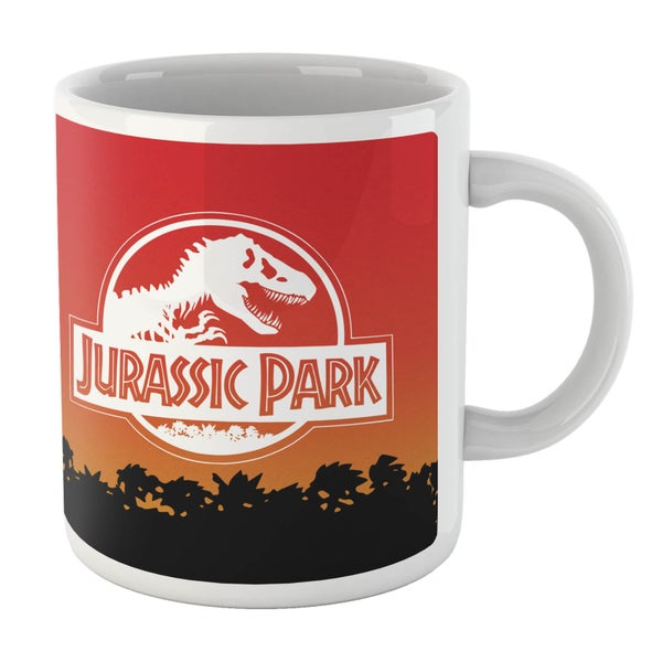 Jurassic Park Sunset Logo Mug
