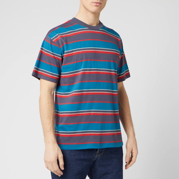 Edwin Men's Quarter T-Shirt - Ebony Stripes
